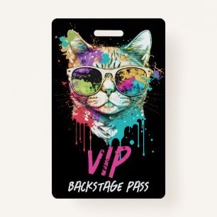 Crachá ID de Código QR de Passagem do Backstage do VIP Co