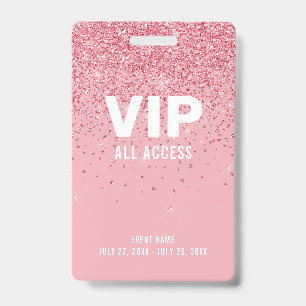 Crachá ID de Evento de Passagem de Todos os Acessos do Gl