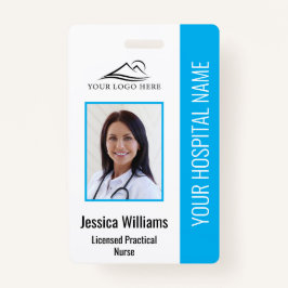 Crachá ID de foto de enfermeiro prático licenciado LPN ve