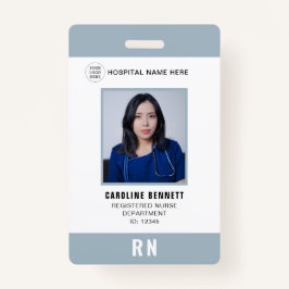 Crachá ID de Foto do Enfermeiro do Funcionarios Médico |