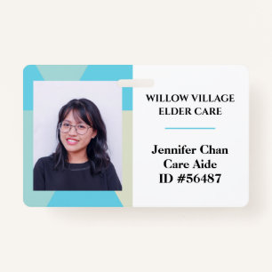 Crachá ID de Foto do Nome do Funcionário do Funcionarios