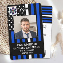 ID de Foto Personalizada Médica de Emergência Para