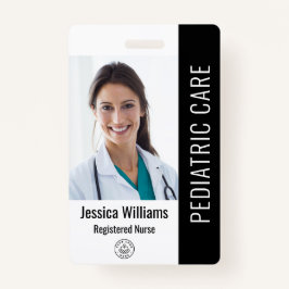 Crachá ID de Fotografia do Funcionário com Detalhes Perso