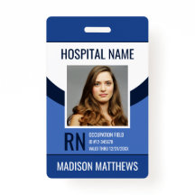 ID de Fotografia do Funcionário Médico Personaliza