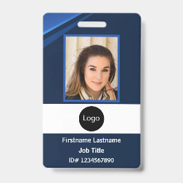 Crachá id de funcionário da empresa personalizado, código