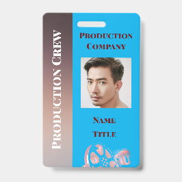Crachá ID de produção
