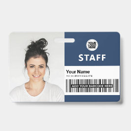 Crachá ID do Funcionarios de foto comercial