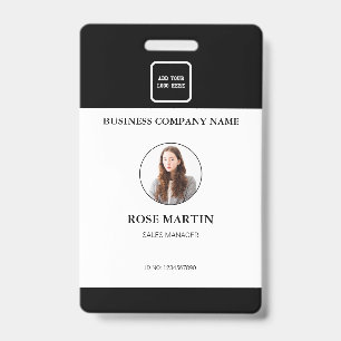 Crachá ID do Funcionarios de Funcionário Personalizado d