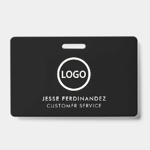 Crachá ID do Logotipo da Empresa, Funcionário Equipe Mini