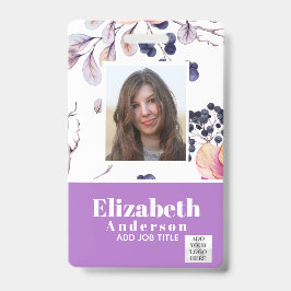 Crachá ID FOTO - Passagem VIP do Funcionário - Flores Gir