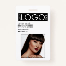 Crachá Identificação da Empresa de Fotografia de ID do Fu
