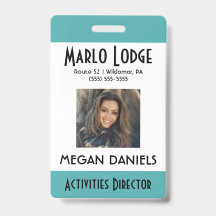 Identificação de Funcionário com Foto Personalizad