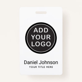 Crachá Identificação feita sob encomenda do título do