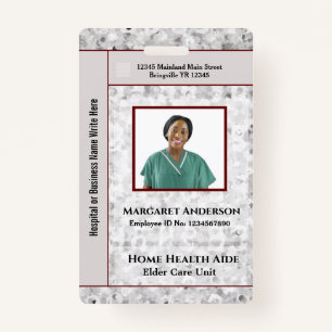 Crachá Identificação Personalizada do ID do Trabalhador d