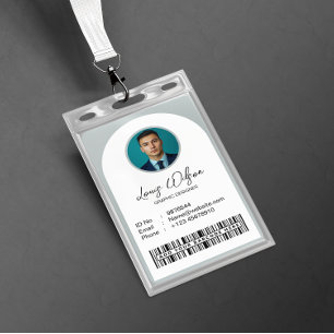 Crachá Identificação Personalizável de Funcionário
