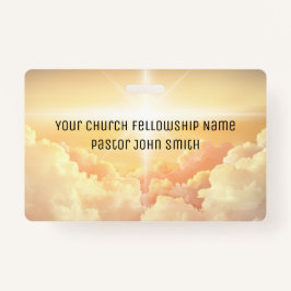 Crachá Igreja Cristã das Nuvens Celulares