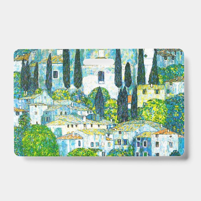 Crachá Igreja de Cassone Gustav Klimt (Frente)