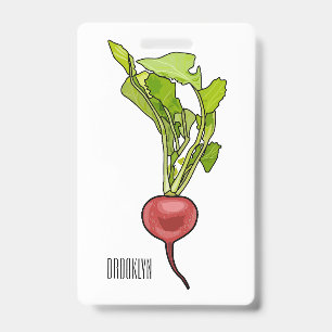 Crachá Ilustração de desenho animado