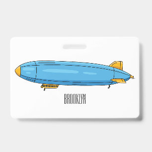 Crachá Ilustração de desenho animado de nave