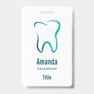 Crachá Imagem Médica de Odontologia de Dente
