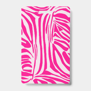Crachá Impressão zebra rosa