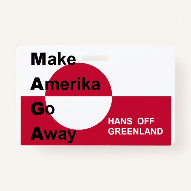 Crachá Independant Greenland (Frente)