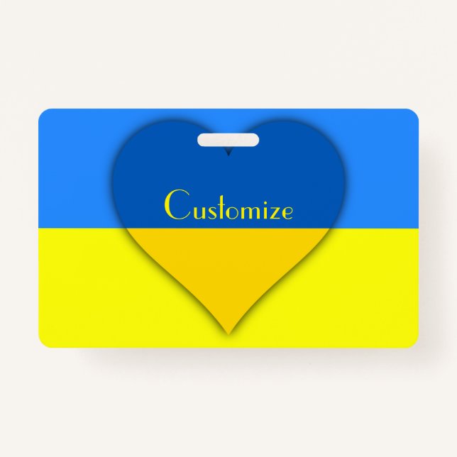 Crachá Indicador da Ucrânia Blue Yellow Thunder_Cove (Frente)