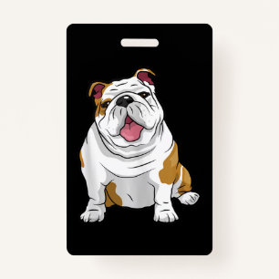 Crachá Inglês Bulldog Incrível Engraçado Cães-do-cachorro
