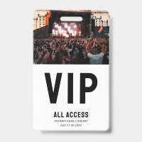 Ingresso de Acesso Total VIP de Foto Personalizada