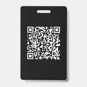 Crachá Inserir URL e Criar Código QR Digitalizável Pret