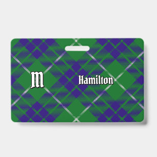Crachá Insígnia Clan Hamilton Caça Tartan