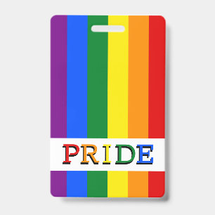 Crachá Insígnia da Bandeira do Arco-íris & LGBT, Orgulho
