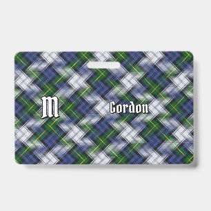 Crachá Insígnia de Tecido Escocês Clan Gordon Dress