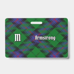 Crachá Insígnia do Tartan do Clã Armstrong
