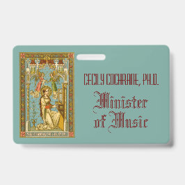 Crachá Insígnia NeoGótica Santa Cecília de Roma (BNG 02)