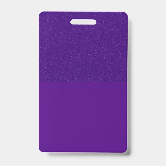 Crachá Insígnia Personalizada Ruído Brilho Roxo (Frente)