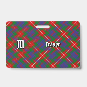 Crachá Insígnia Xadrez Clan Fraser de Lovat