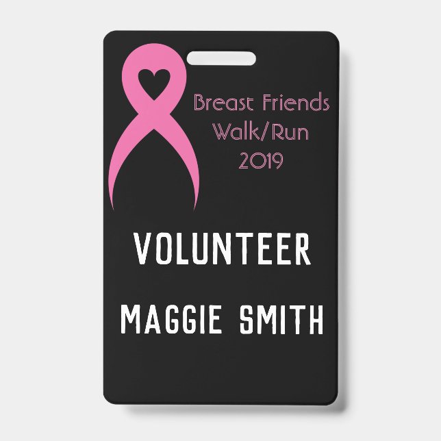 Crachá inteiramente customizável (Frente)