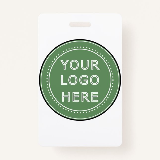 Crachá Inteligente, contemporâneo, polido e personalizáve (Frente)