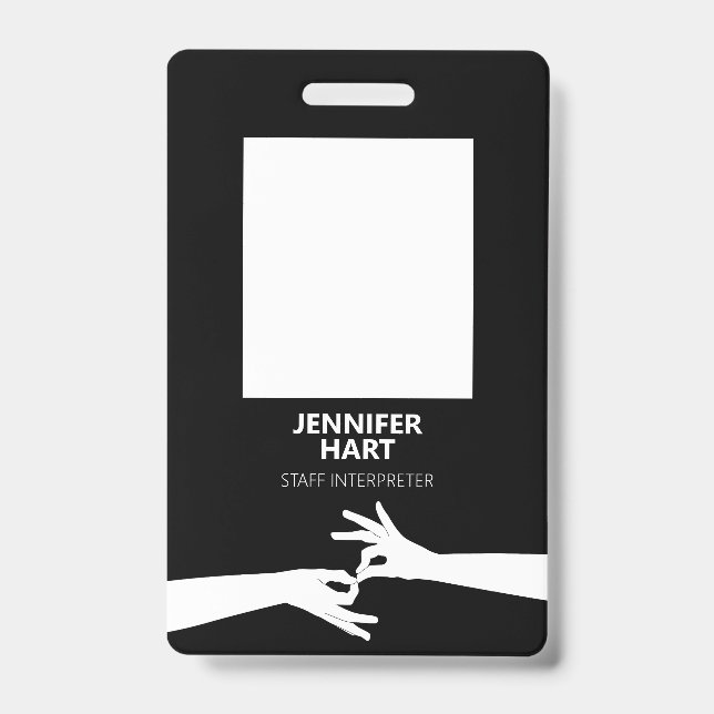 Crachá Intérprete (Frente)