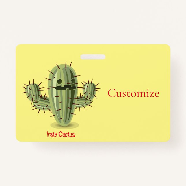Crachá Irate Rapidamente Cactus Thunder_Cove (Frente)