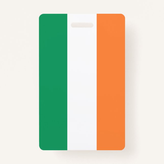 Crachá Irish National Flag, Irish Standard, Banner (Frente)
