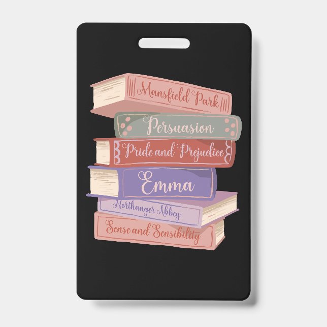 Crachá Jane Austen's Novels V (Frente)