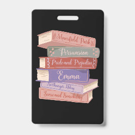 Crachá Jane Austen's Novels V