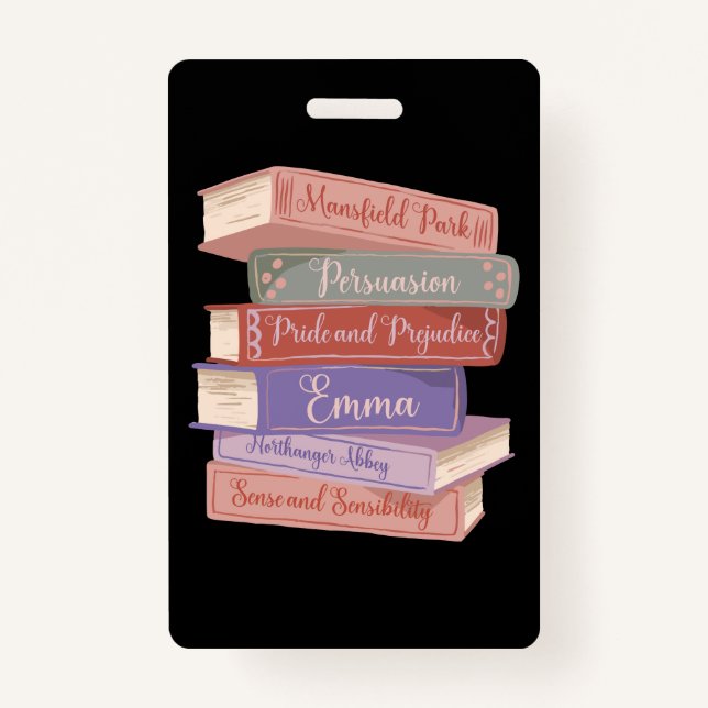 Crachá Jane Austen's Novels V (Frente)