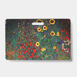 Crachá Jardim Flor Gustav Klimt