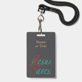 Crachá Jesus Salva Cota Cristã Preta
