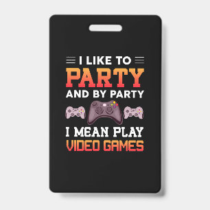 Crachá Jogador Quer Dizer Jogar Video Games