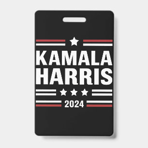 Crachá Kamala Harris para O Povo 2024 Presidente