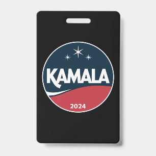 Crachá Kamala Harris Vintage 2024 Para Presidente Eleição